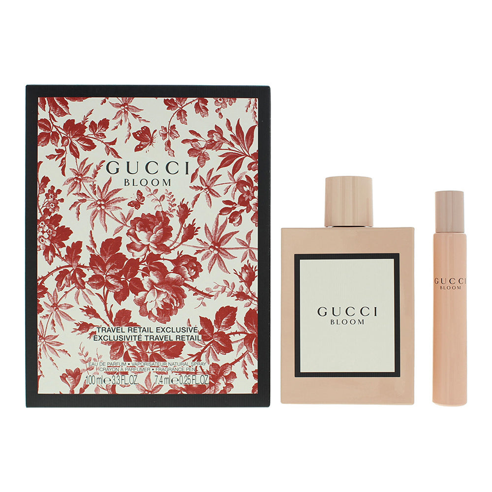 Gucci Bloom 2 Piece Gift Set: Eau de Parfum 100ml - Rollerball Perfume 7.4ml  | TJ Hughes
