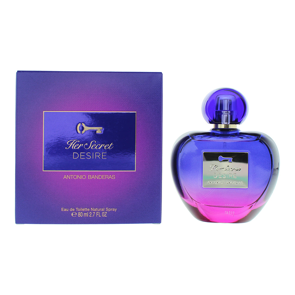 Antonio Banderas Her Secret Desire Eau de Toilette 80ml  | TJ Hughes