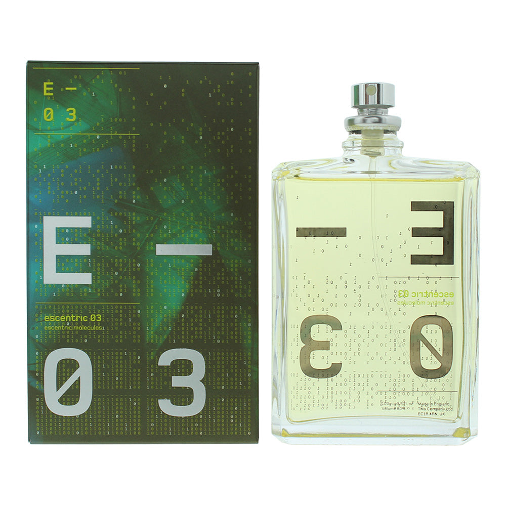 Escentric Molecules Escentric 03 Eau de Toilette 100ml  | TJ Hughes