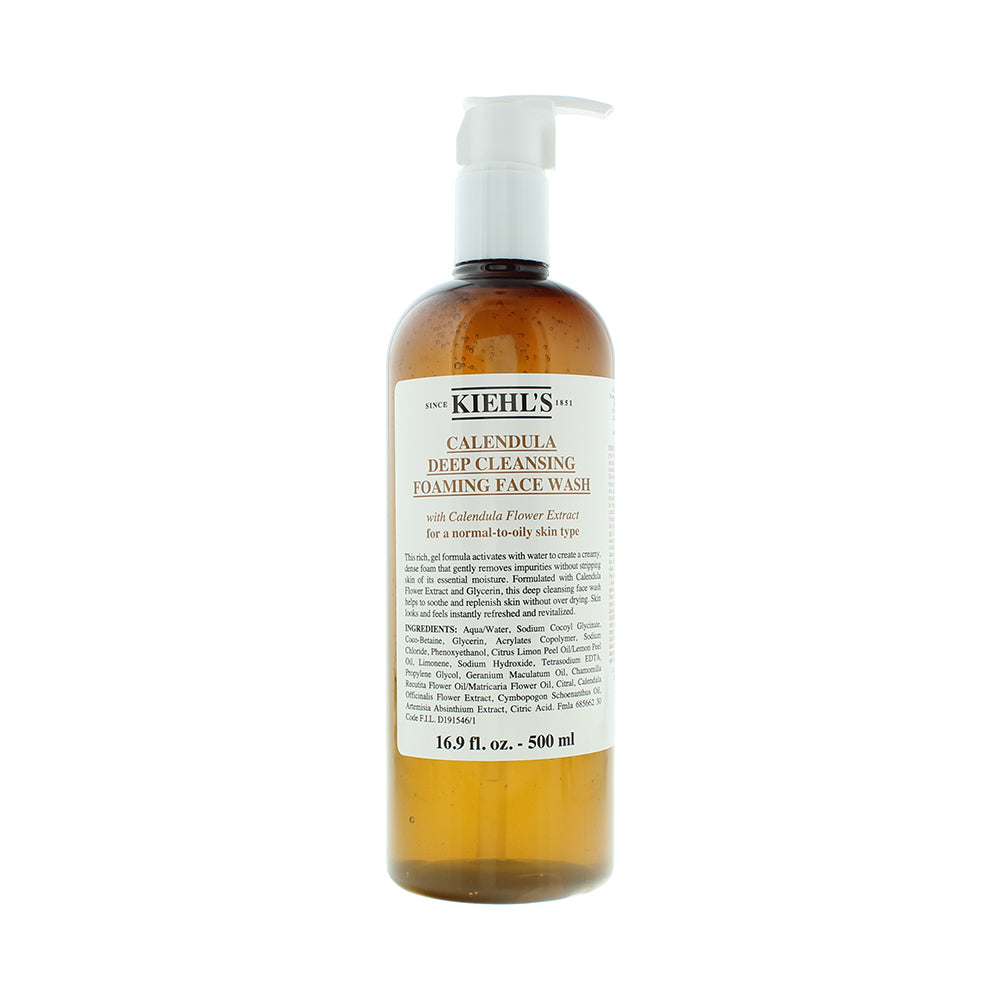 Kiehl’s Calendula Deep Foaming Cleanser 500ml  | TJ Hughes