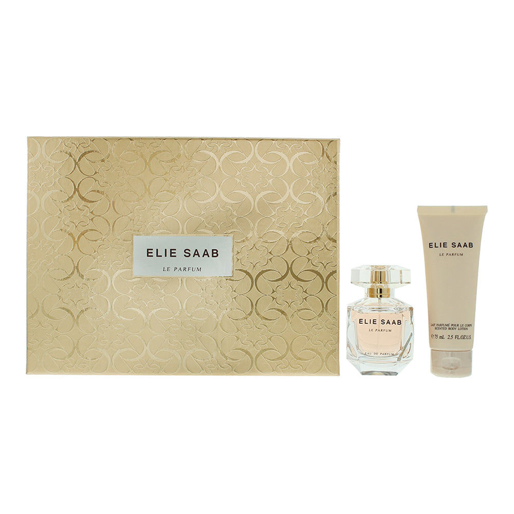 Elie Saab Le Parfum 2 Piece Gift Set: Eau de Parfum 50ml - Body Lotion 75ml  | TJ Hughes