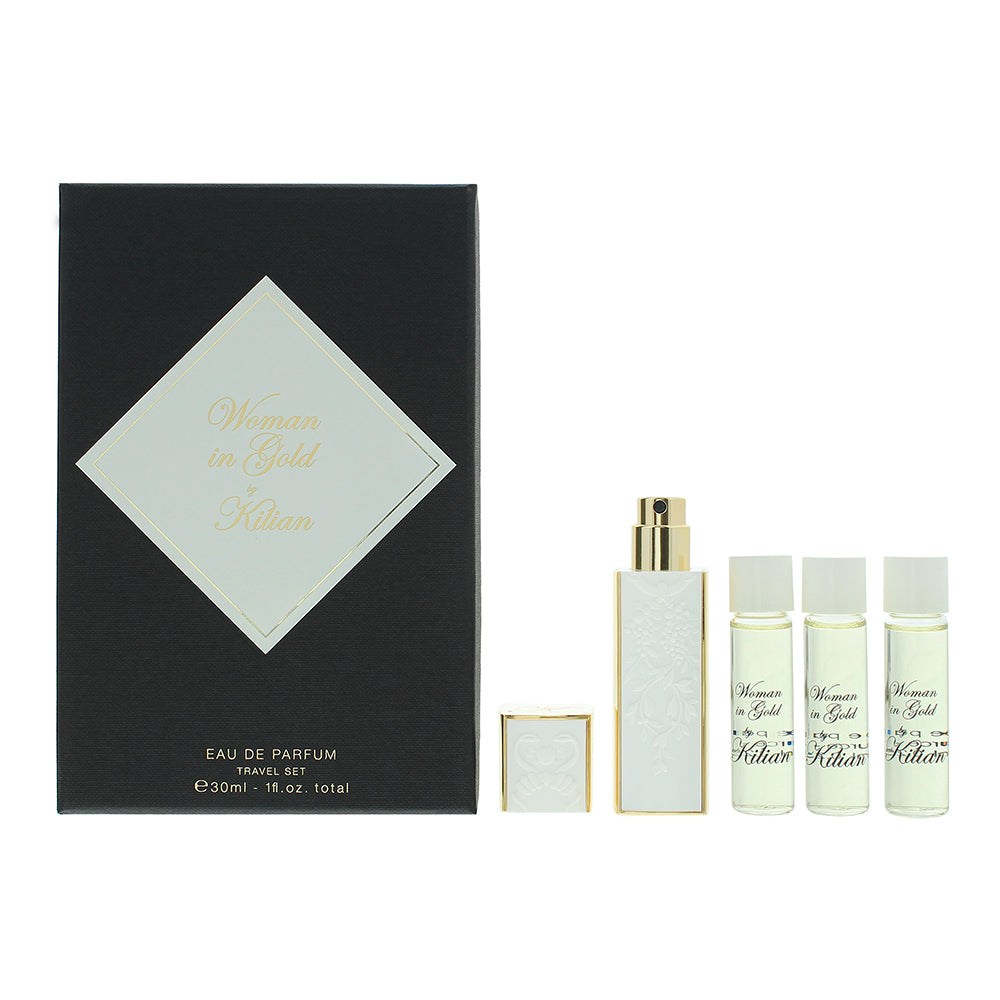 Kilian Woman In Gold 4 Piece Gift Set: 4 x Eau de Parfum 7.5ml  | TJ Hughes