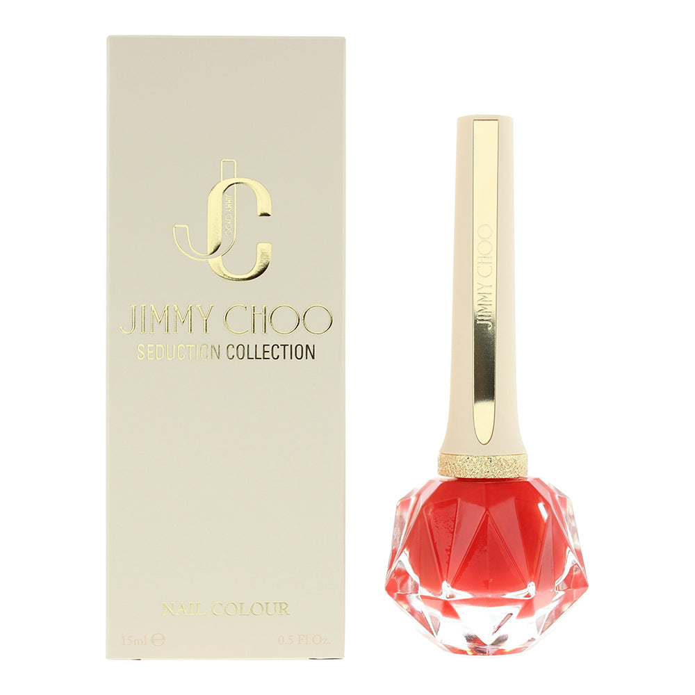 Jimmy Choo Seduction Collection 004 Radiant Coral Nail Polish 15ml  | TJ Hughes