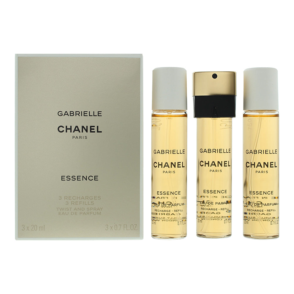 Chanel Gabrielle Essence Refill Eau de Parfum 3 x 20ml  | TJ Hughes