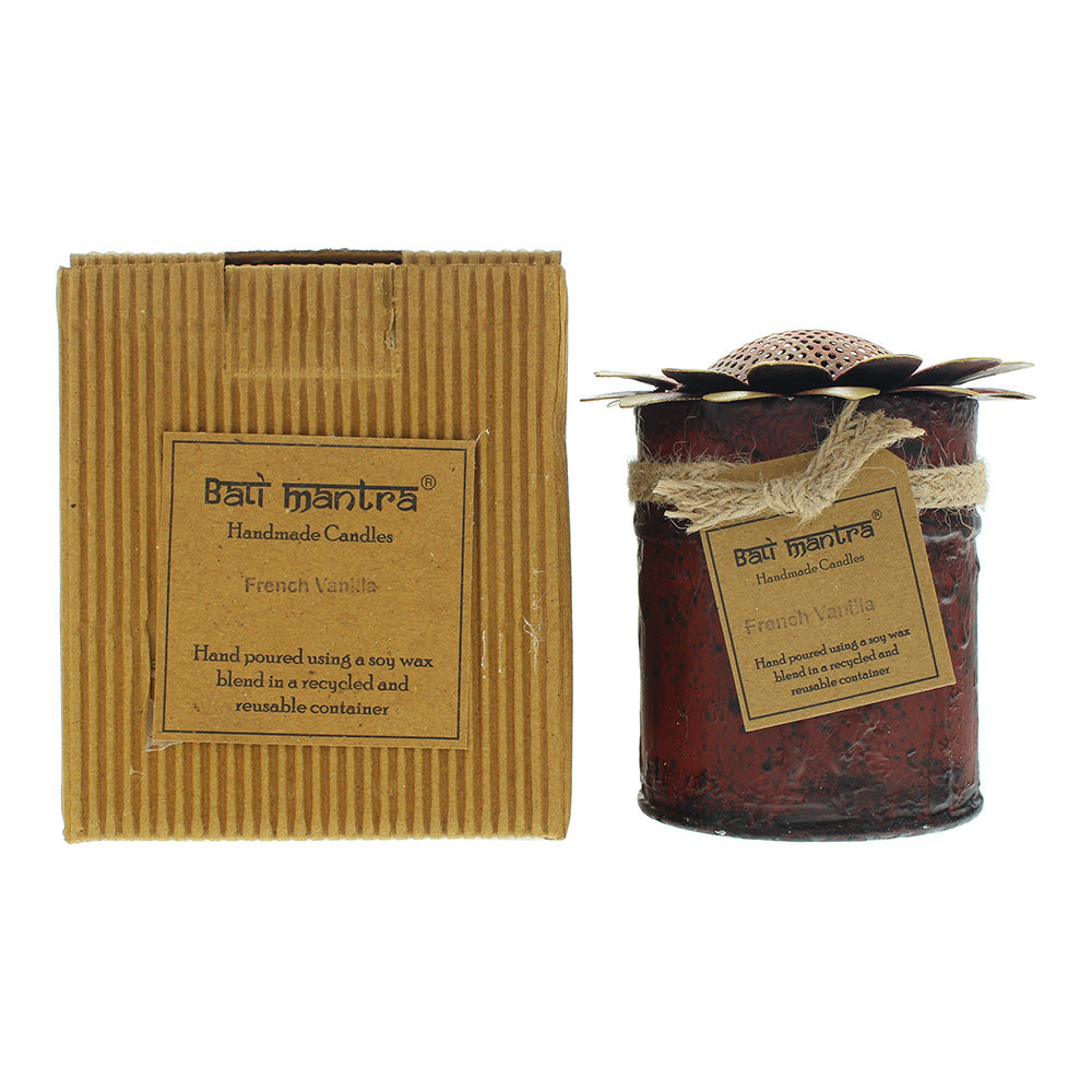 Bali Mantra Sunflower Tin Orange French Vanilla Candle 370g  | TJ Hughes