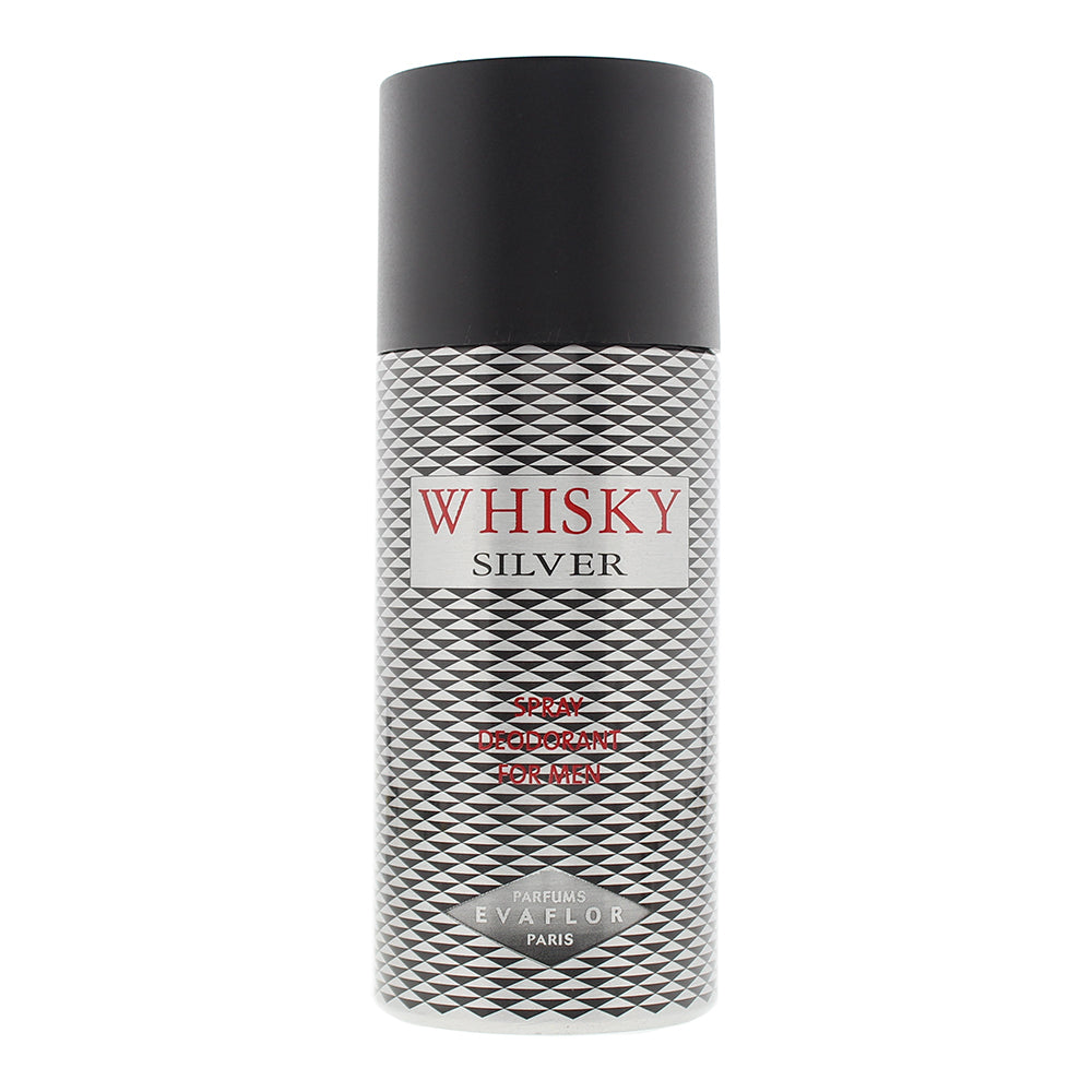 Evaflor Whisky Silver Deodorant Spray 150ml  | TJ Hughes