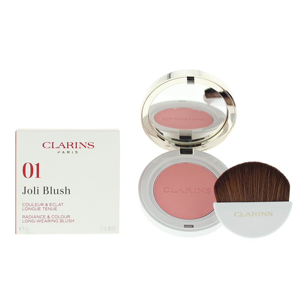 Clarins Joli Blush Radiance & Colour 01 Cheeky Baby Blush 5g  | TJ Hughes