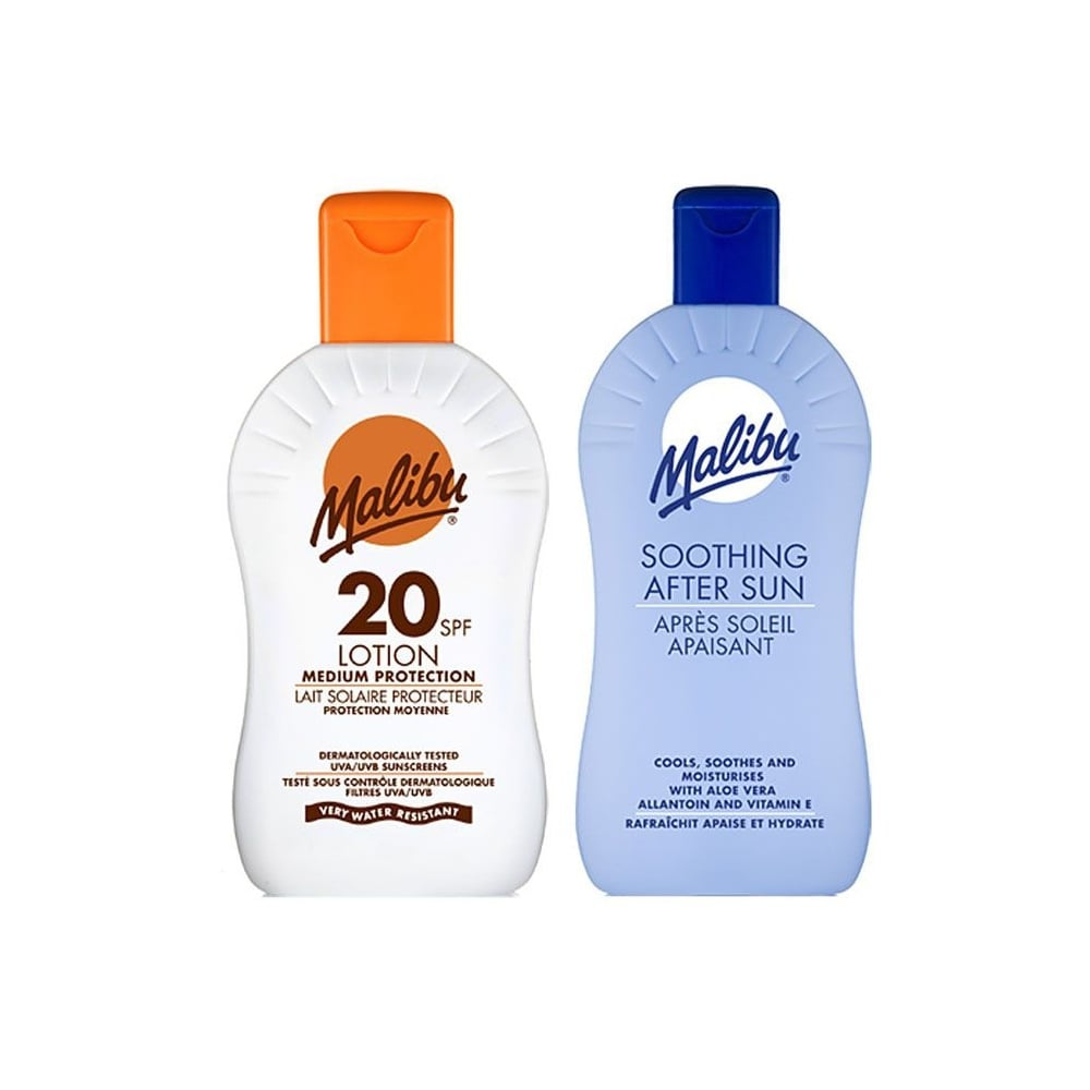 Malibu SPF20 Sun Protection Lotion & Moisturising Soothing After Sun Cream