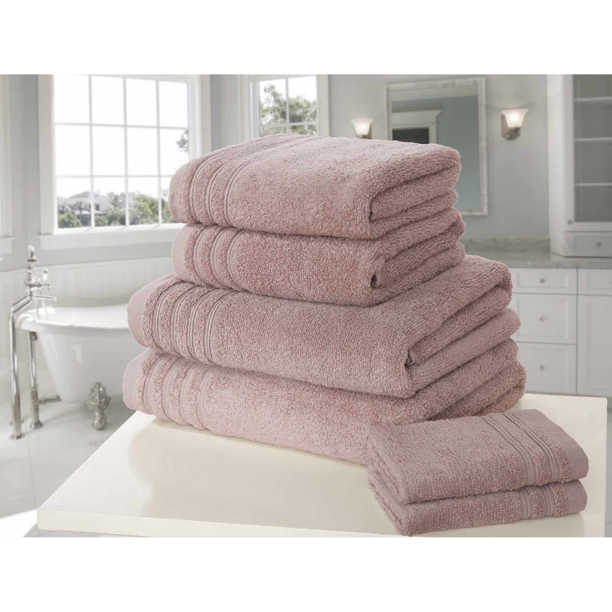 Lewis’s So Soft Zero Twist Towel Range - Pink - Bath Sheet  | TJ Hughes
