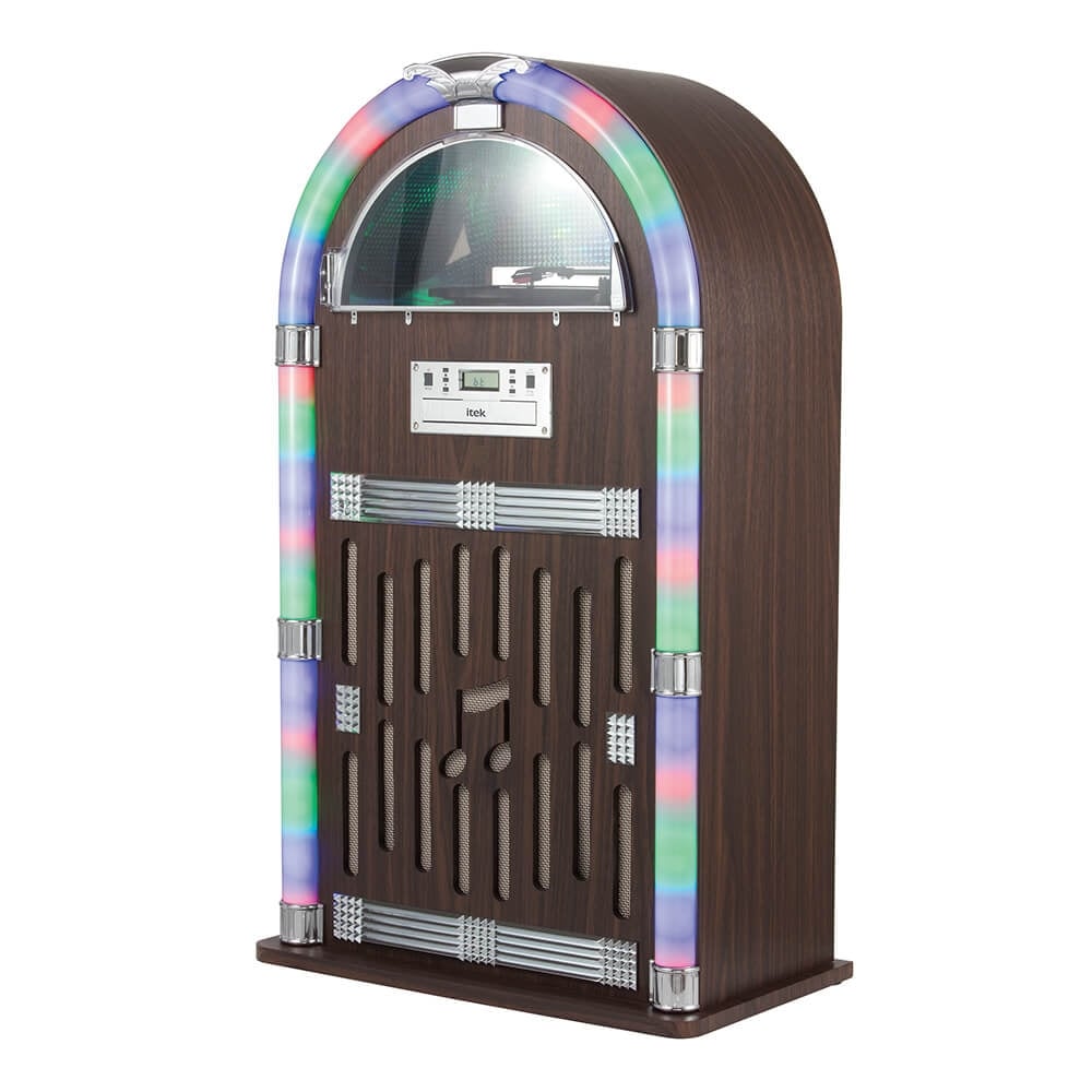 Itek Floorstanding Bluetooth Jukebox With Record Player