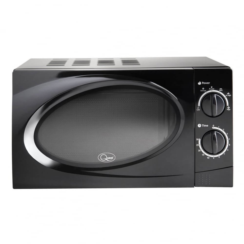 QUEST Manual  20L microwave - Black 700w  | TJ Hughes