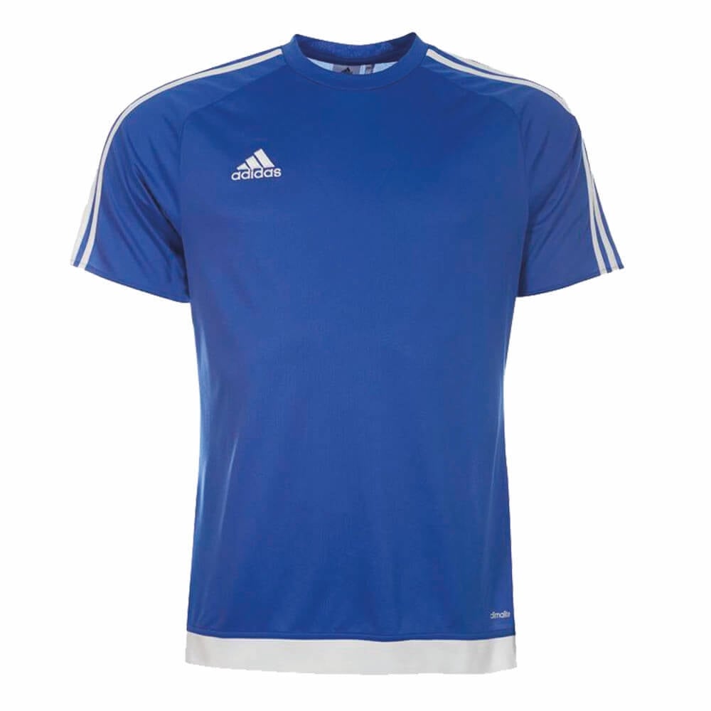 Adidas Estro 15 Jersey Tee Shirt-Blue - X-Large