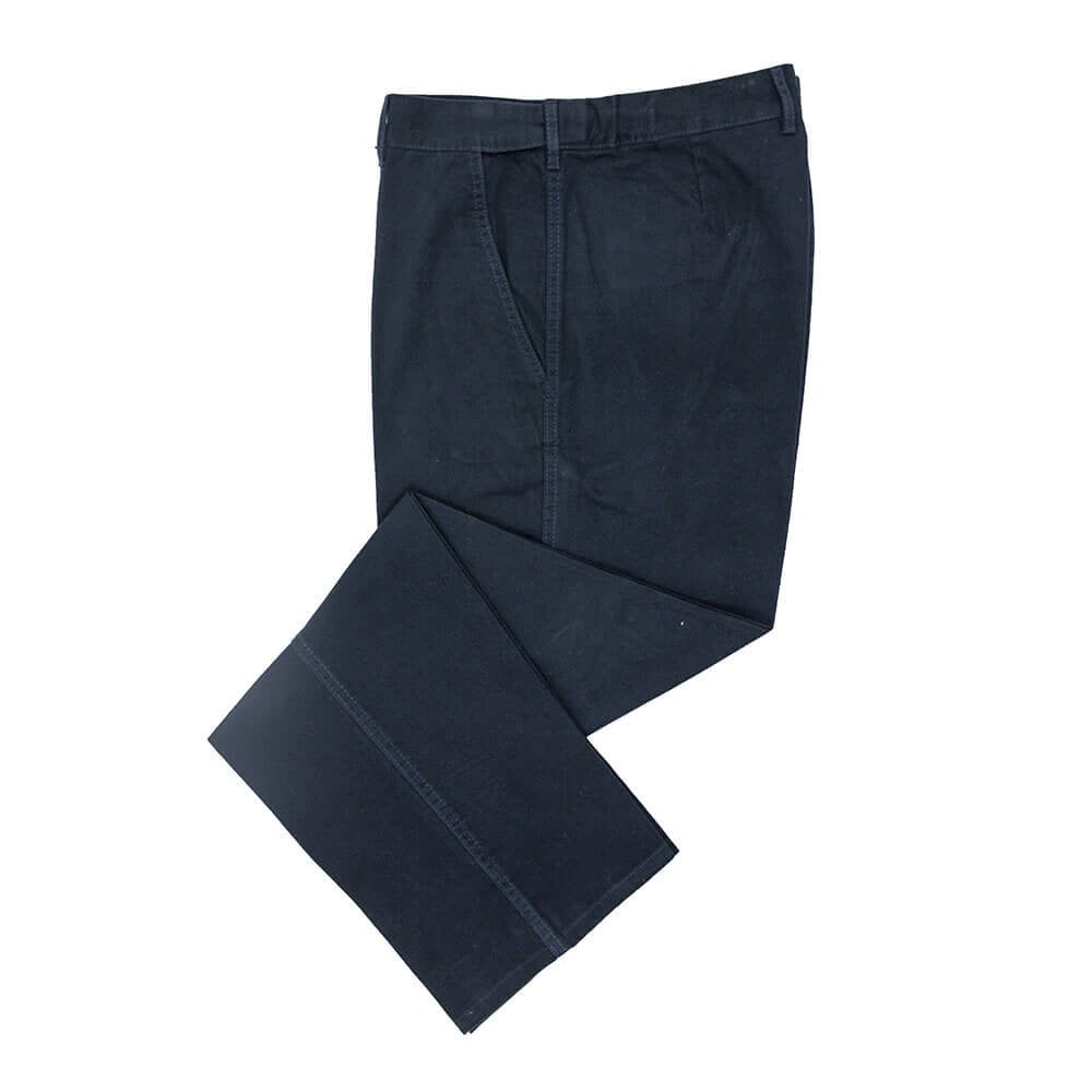 Mens Hutson Harbour Cotton Chino Trouser - Navy