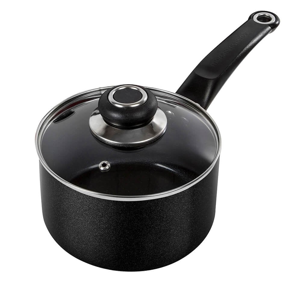 Morphy Richards Ceramic Non-Stick Saucepans - 18cm  | TJ Hughes Black