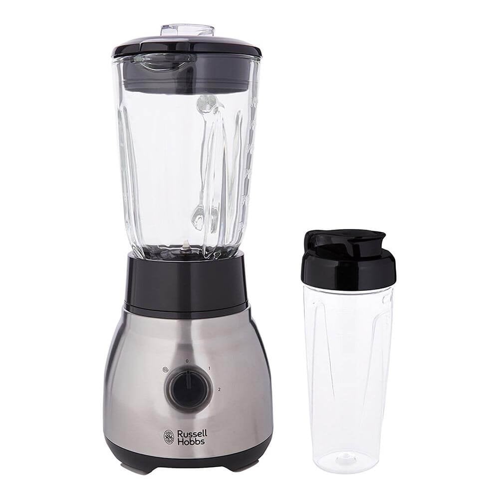 Russell Hobbs Stainless Steel Glass Jug Blender - Silver