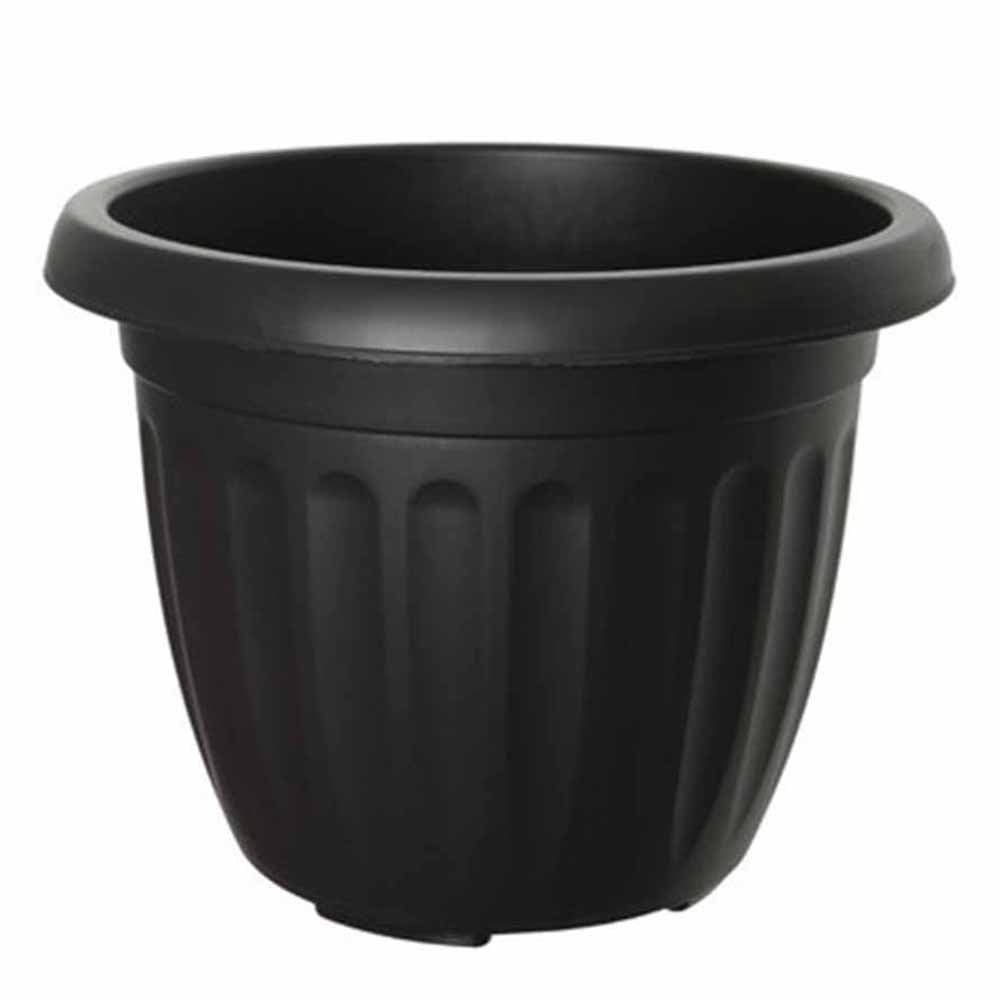 Athens Planter 40cm- Black - TJ Hughes