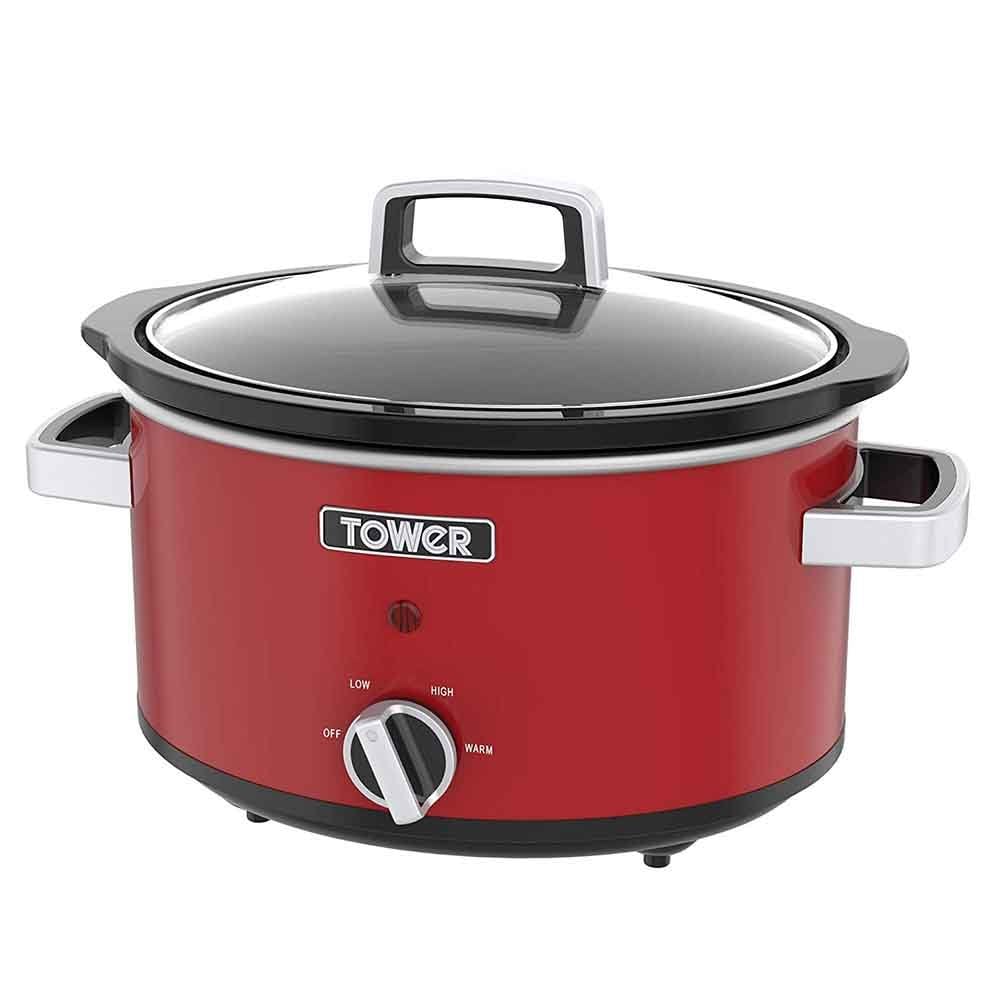 Tower 3.5L Slow Cooker - Red