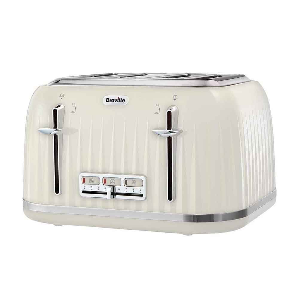 Impressions Cream 4 Slice Toaster