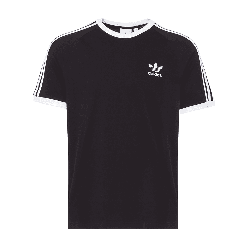 Adidas 3 Stripes T-Shirt - Black