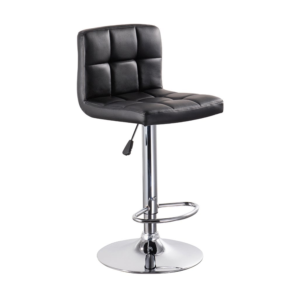 Boston Black Faux Leather Breakfast Kitchen Home Bar Swivel Stool Chair Barstool - Lewis’s Home  | TJ Hughes