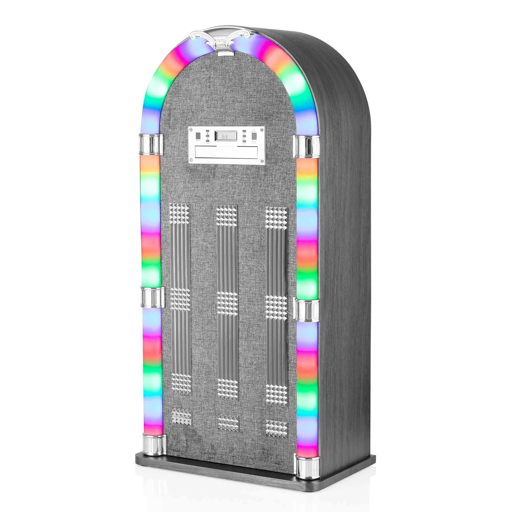 ITEK Fabric Bluetooth CD Jukebox With FM Radio - White