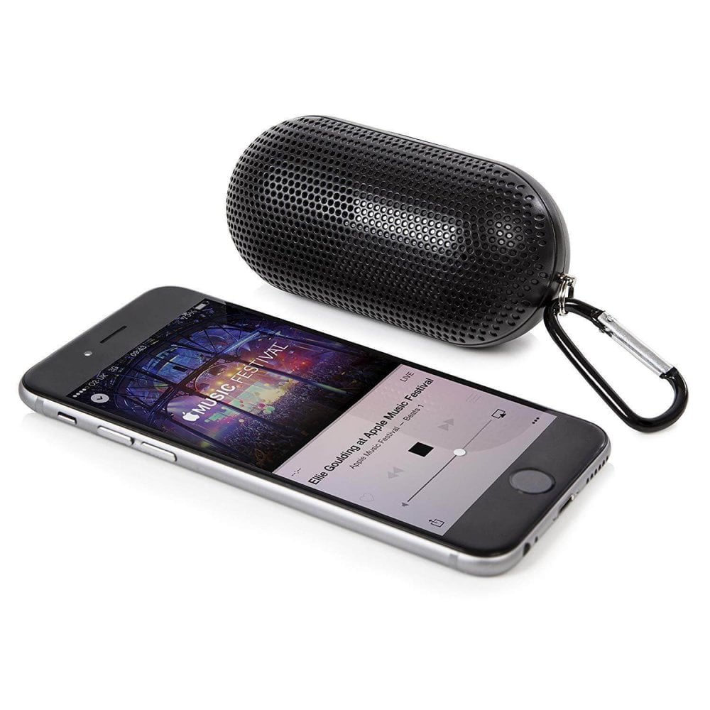 itek Mini Capsule Lightweight Portable Rechargeable Travel Bluetooth Speaker