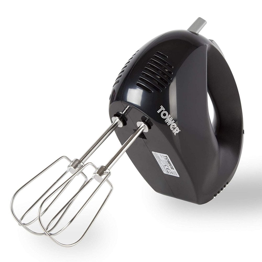 Tower Essentials 200W Hand Mixer - Black