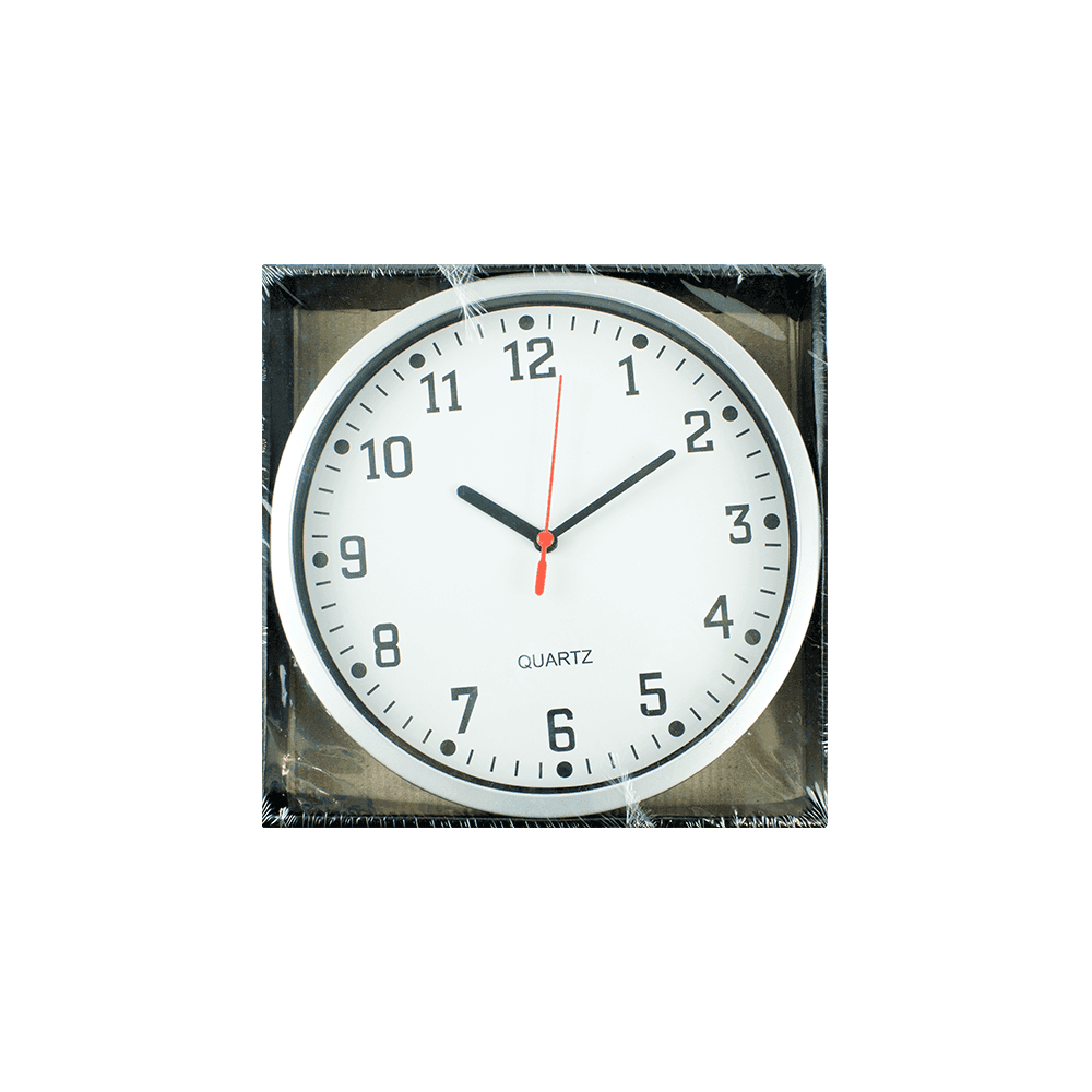 Wall Clock 23cm Silver - TJ Hughes