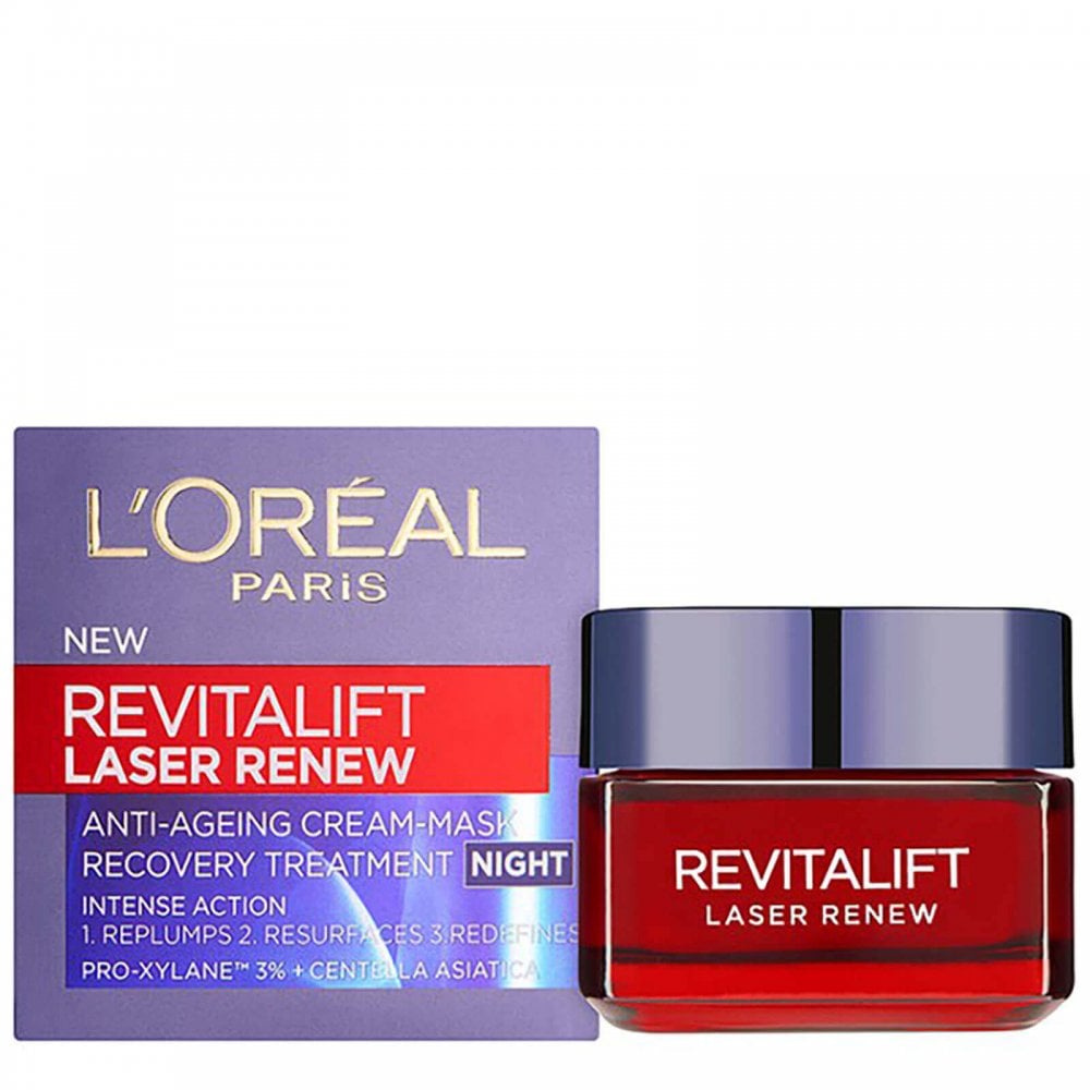 L'Oreal Revitalift Laser Renew Anti-ageing Night Cream Mask - 50ml