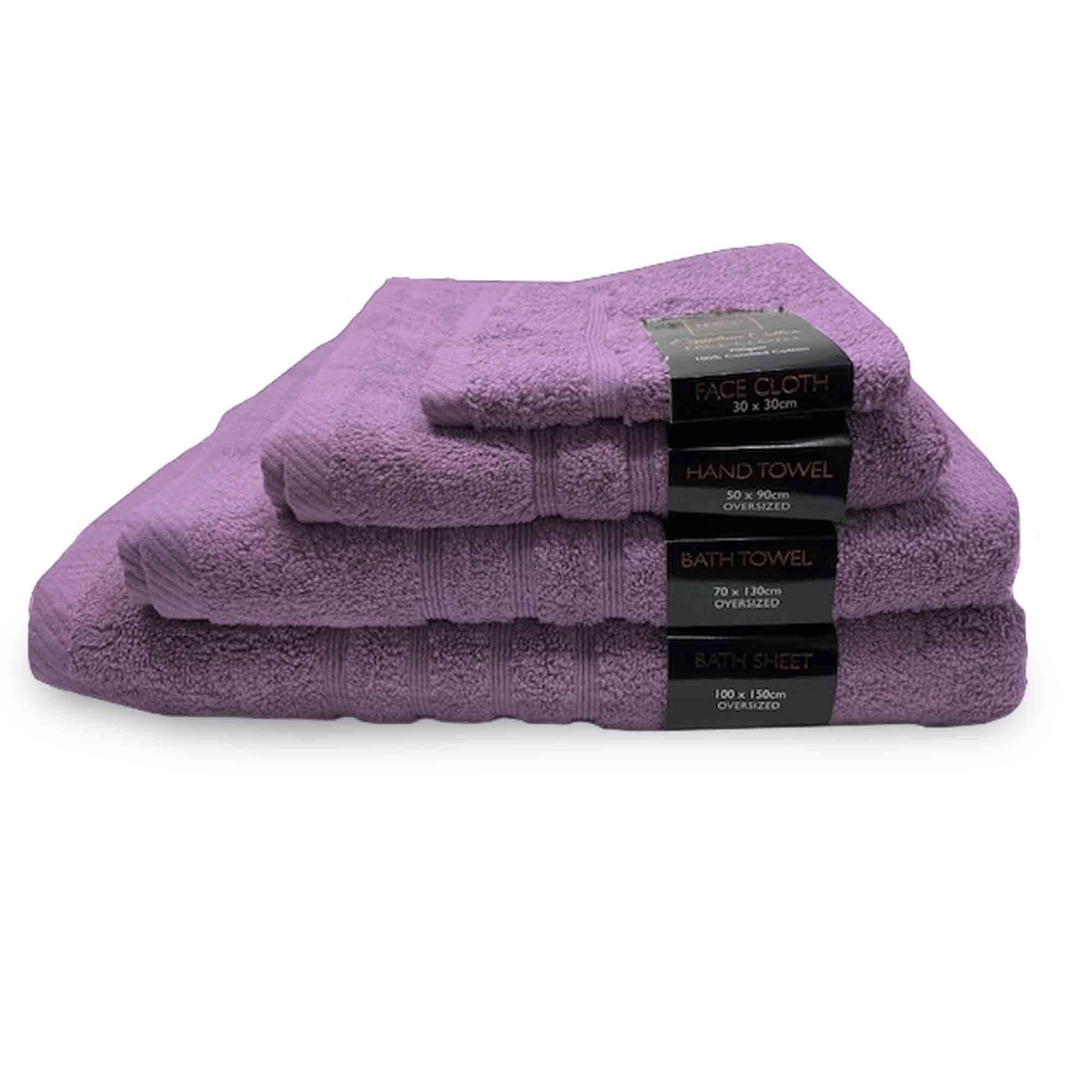 Lewis’s Luxury Egyptian 100% Cotton Towel Range - Mauve - Hand Towel  | TJ Hughes