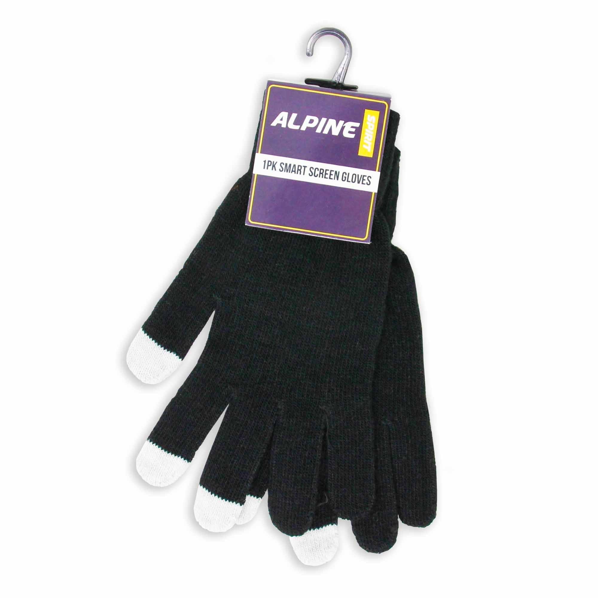 Mens Magic Smart Screen Gloves - TJ Hughes Black