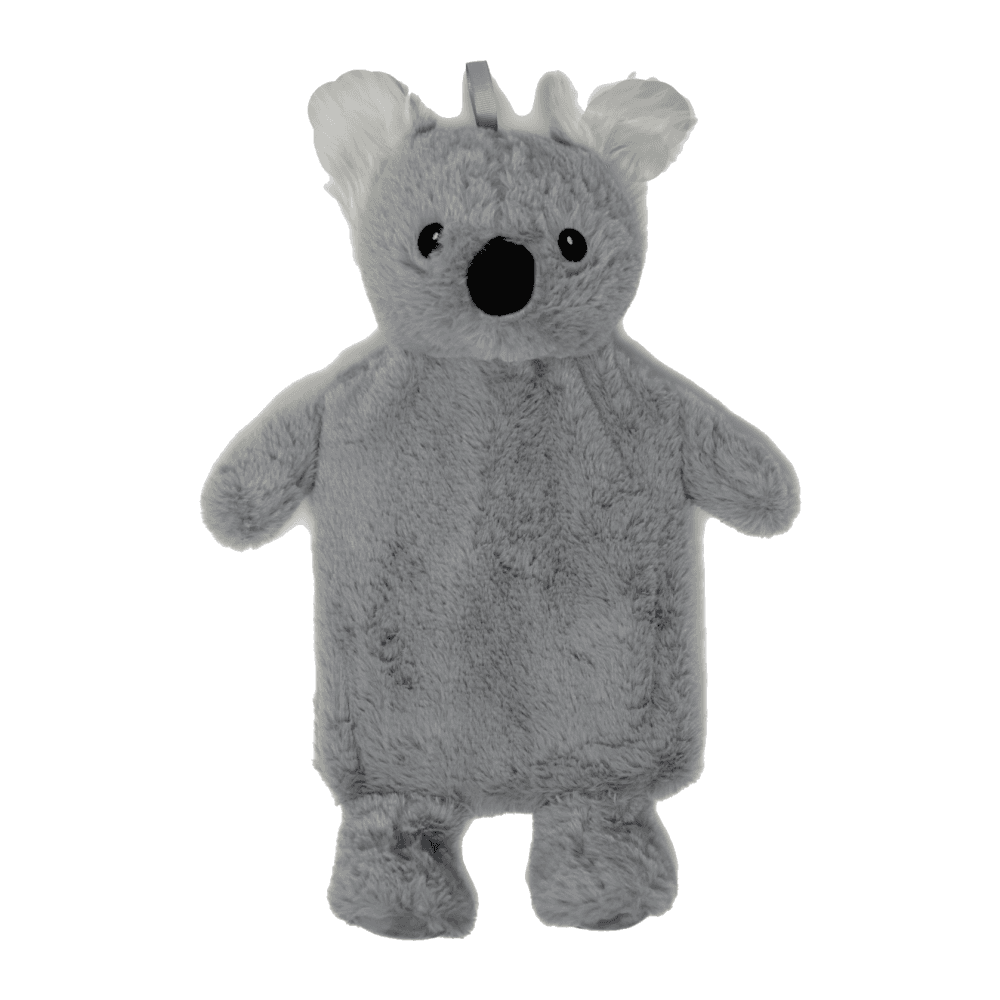 Grey Koala Cute Novelty Animal 1L Hot Water Bottle Cover Warm Winter Gift - TJ Hughes