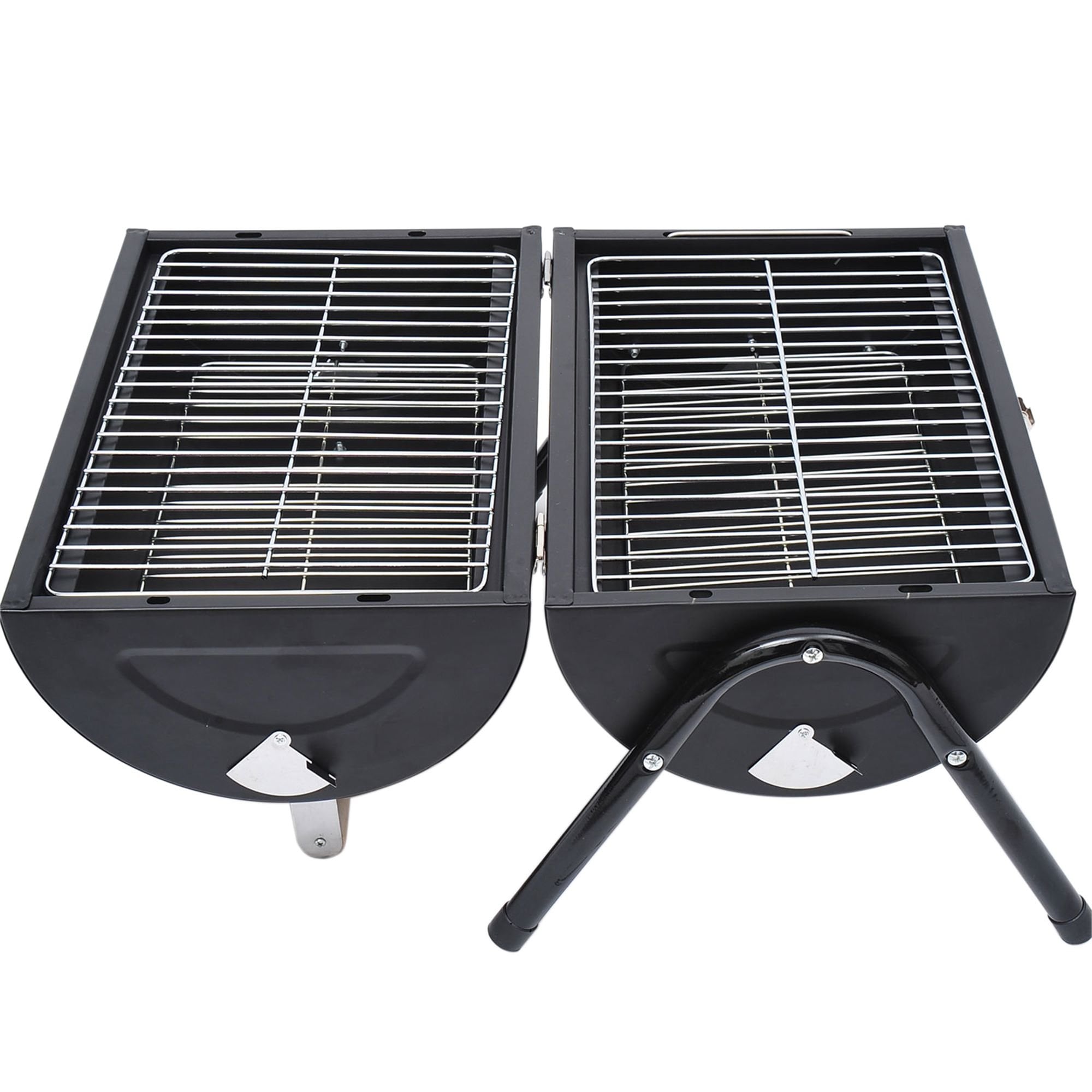 Outsunny Compact Steel Portable Charcoal BBQ Grill - Black  | TJ Hughes