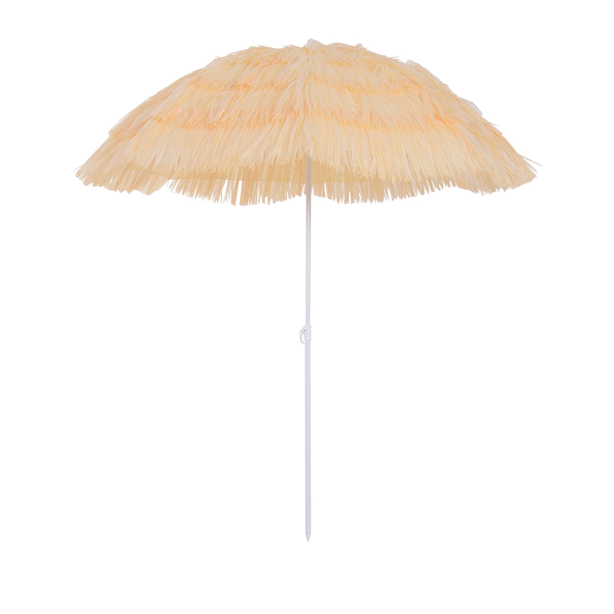 Oasis Hawaiian Style Garden Umbrella Parasol with Tilt - Yellow - Oasis Outdoor  | TJ Hughes