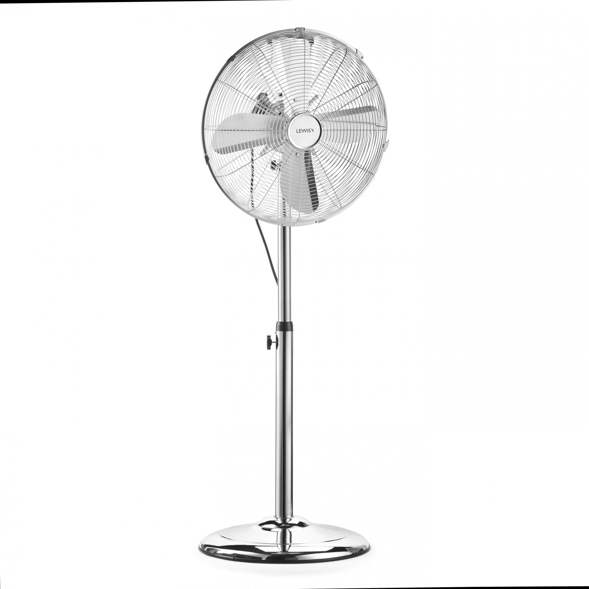 Lewis’s 16 Inch Pedestal Stand Fan -Chrome - Lewis’s  | TJ Hughes Chrome