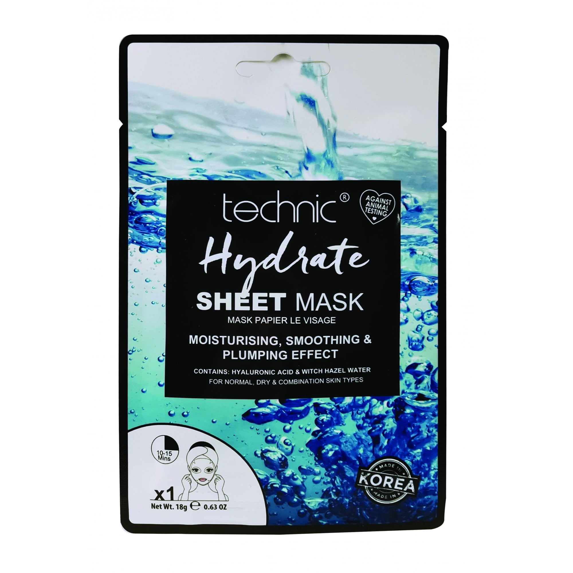 Technic Hydrate Sheet Mask  | TJ Hughes
