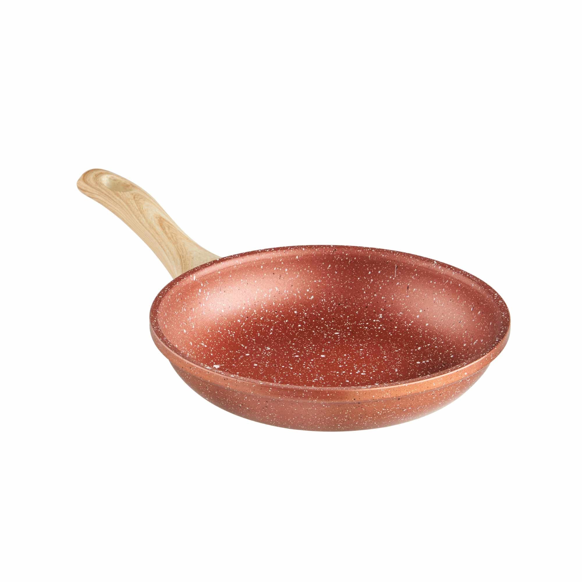 Lewis’s  Sovereign Stone Copper Frying Pan - 20cm with Soft Touch Handle Home Kitchen  | TJ Hughes