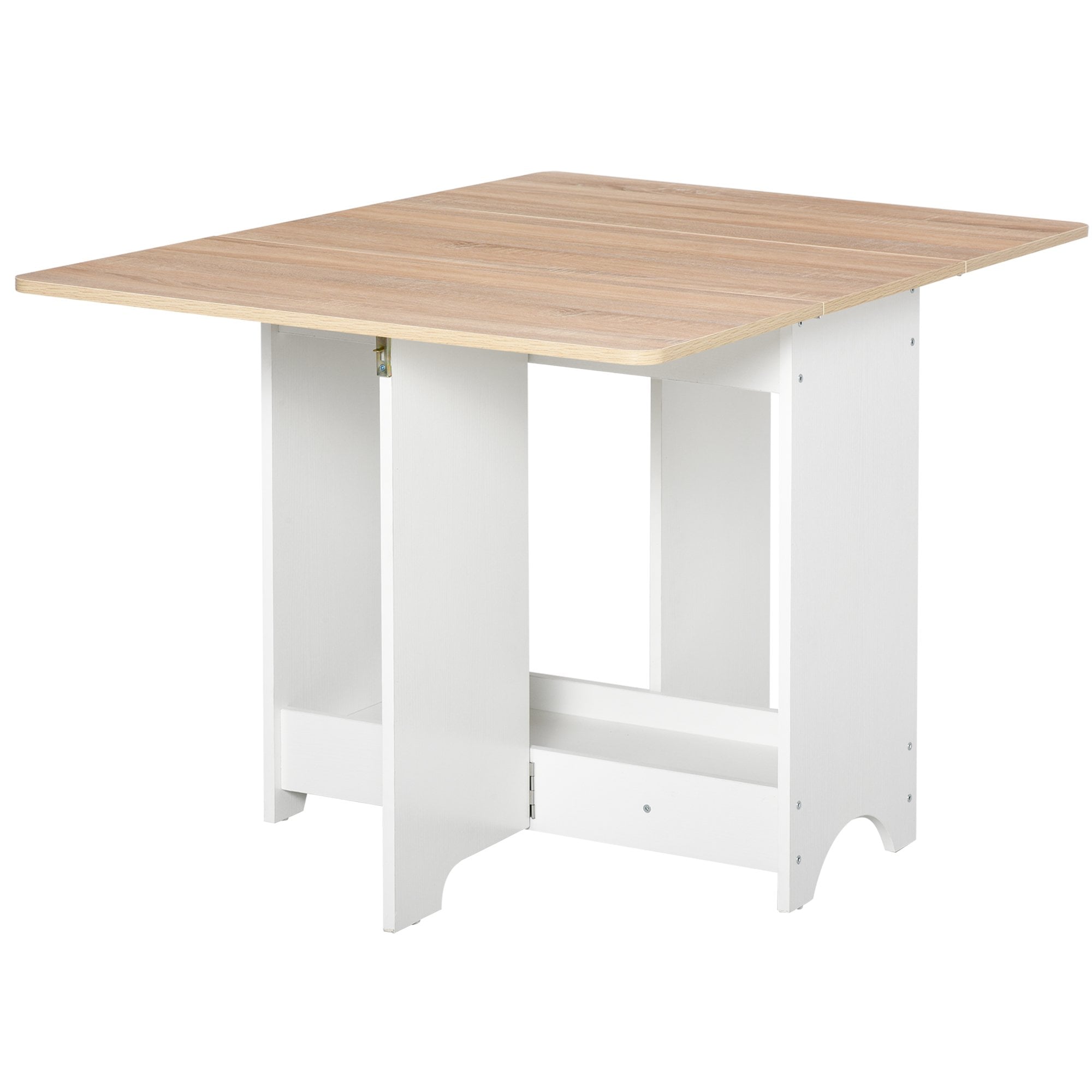 oldable Dining Table Drop-Leaf Folding Desk Side Console with Storage Shelf for Kitchen,Dining Room Bar" - Home Living  | TJ Hughes