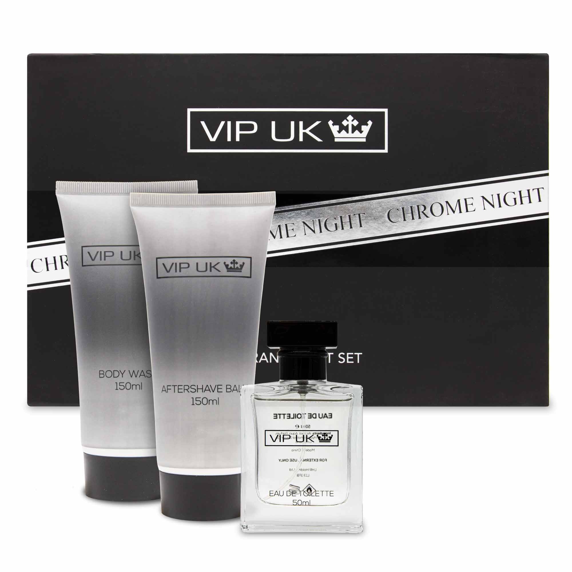VIP UK Chrome Man Gift Set - TJ Hughes