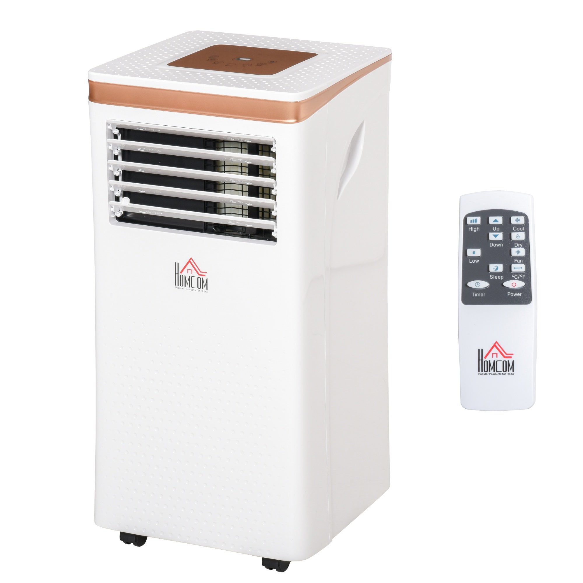 HOMCOM  10000BTU Compact Portable Mobile Air Conditioner Unit.  | TJ Hughes