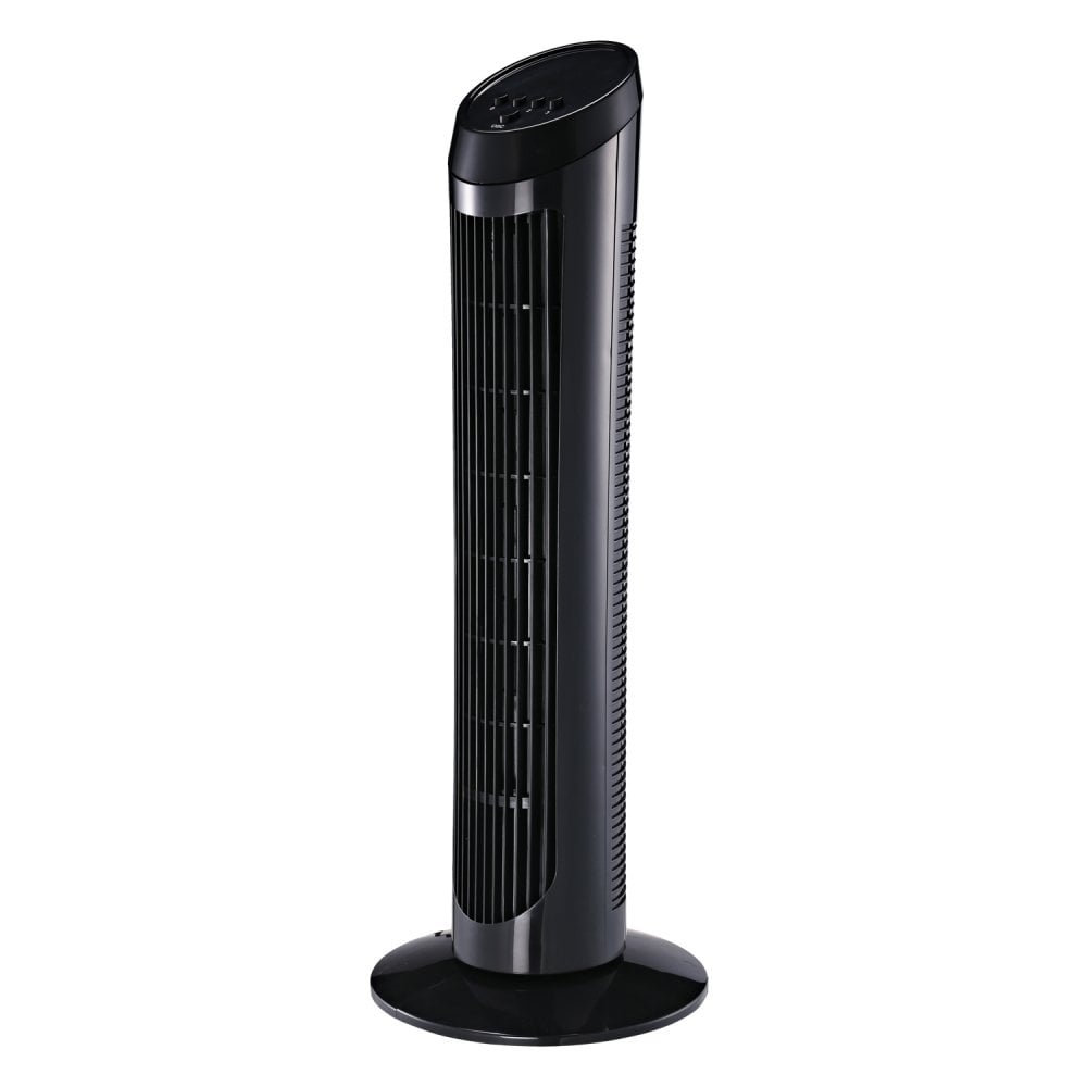 HOMCOM Fan Tower - 27x75H cm-Black  | TJ Hughes Black