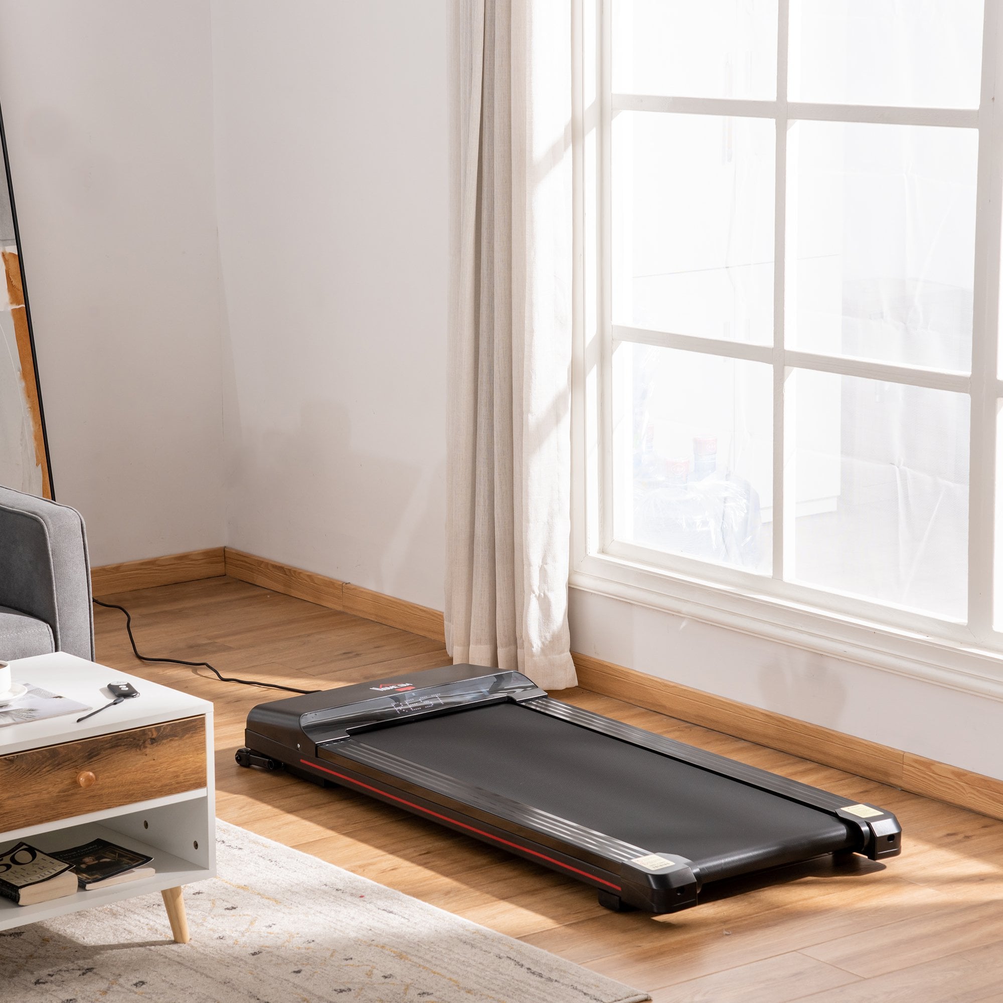 Indoor Walking Treadmill Exercise Pad Machine for Home - Black - MAXFIT  | TJ Hughes