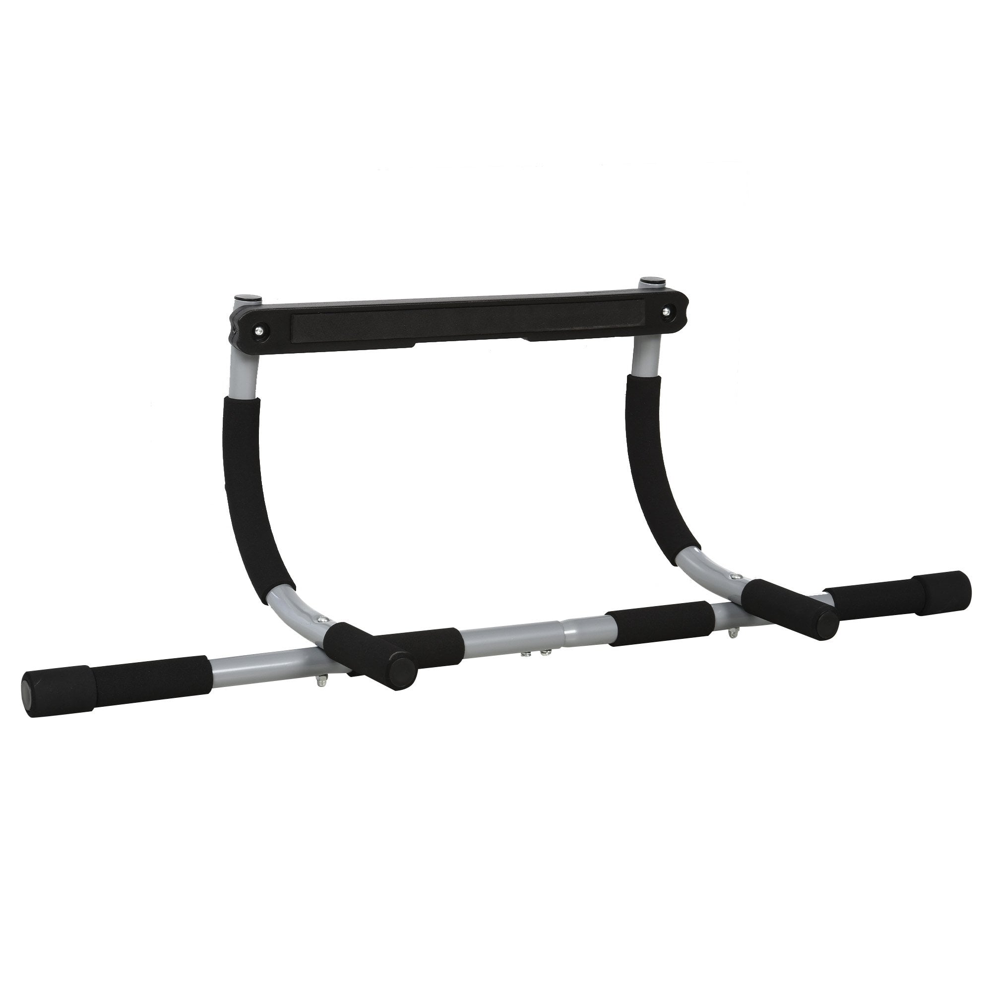 Steel Horizontal Home Door Frame Pull-Ups Bar Silver/Black - MAXFIT  | TJ Hughes Black