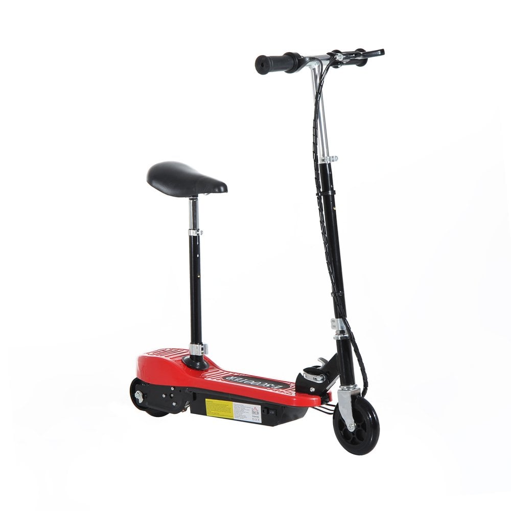 HOMCOM Kids Foldable E-Scooter W/Brake Kickstand for 7-12 Years Old -Red  | TJ Hughes