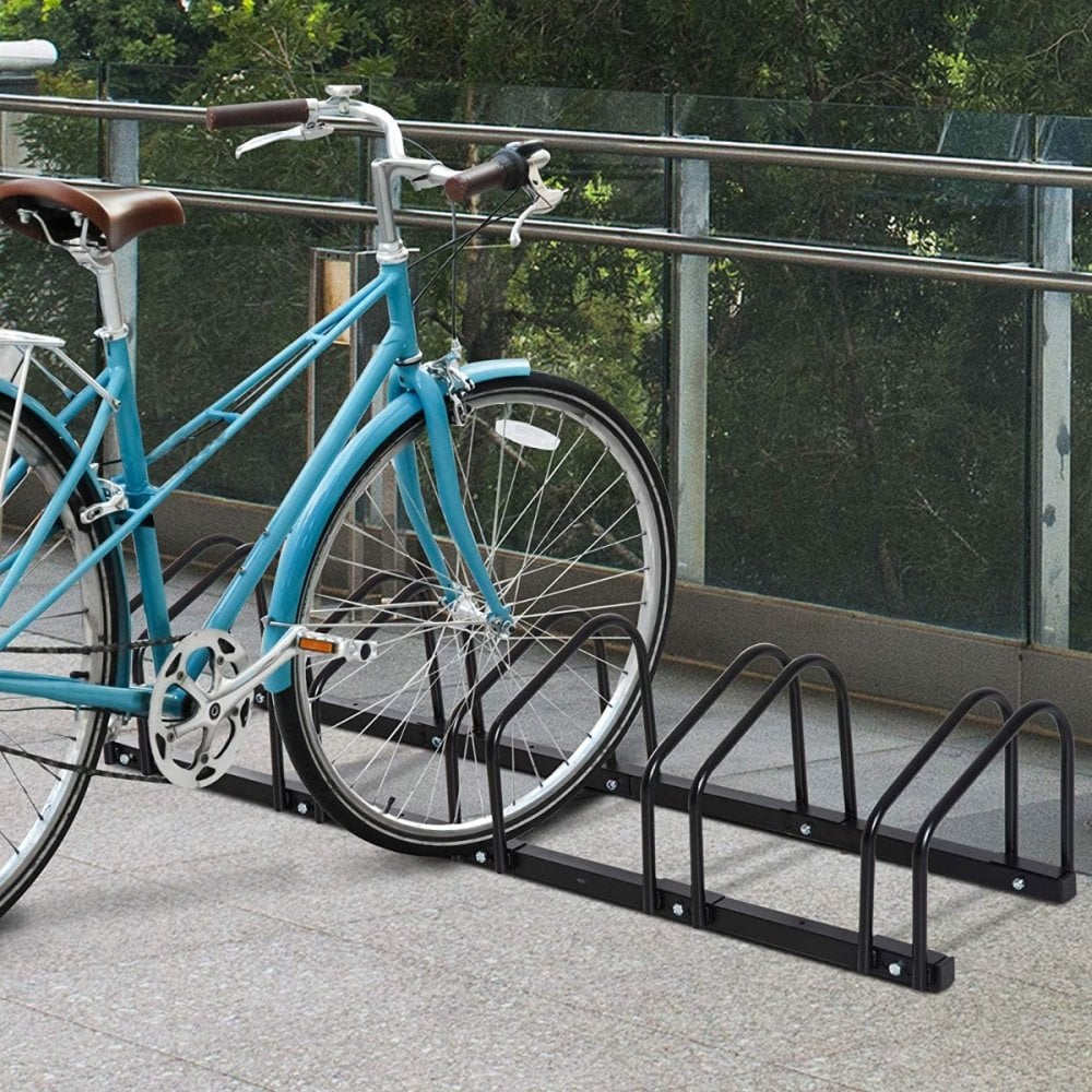 Bike Rack - 130Lx33Wx27H - Steel-Black - Alpine Spirit  | TJ Hughes Black