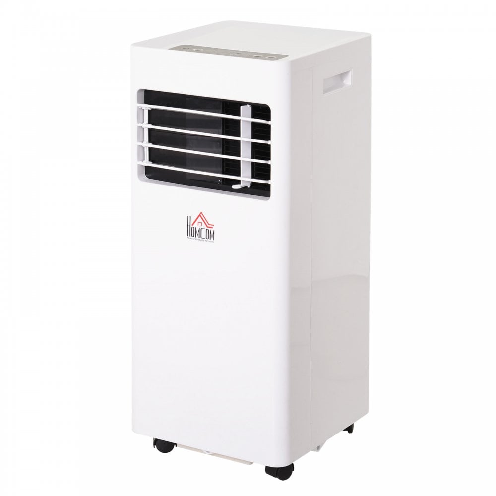 HOMCOM 7000BTU Portable ABS Air Conditioner w/ Remote Control White  | TJ Hughes
