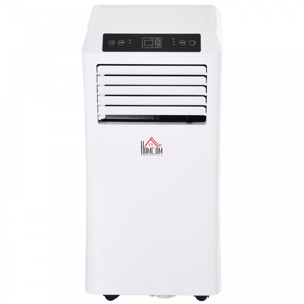 Homcom 10000BTU Portable ABS Air Conditioner w/ Remote Contro lA Energy Efficiency  White  | TJ Hughes