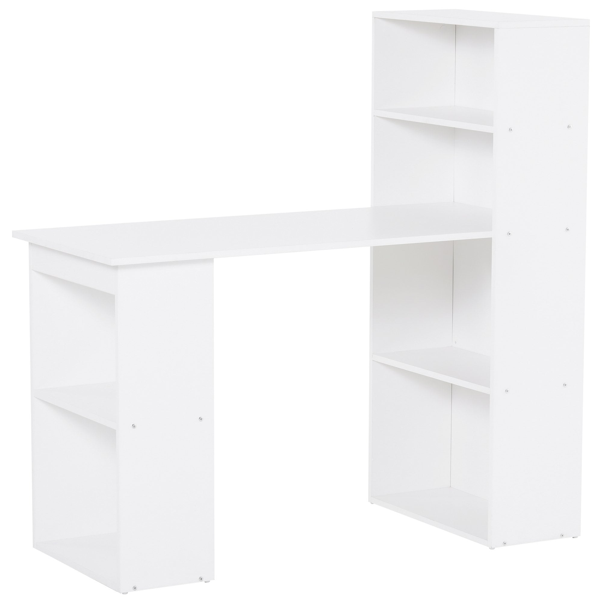 Computer Desk - 120Lx55Dx120H cm-White - CARTER  | TJ Hughes White