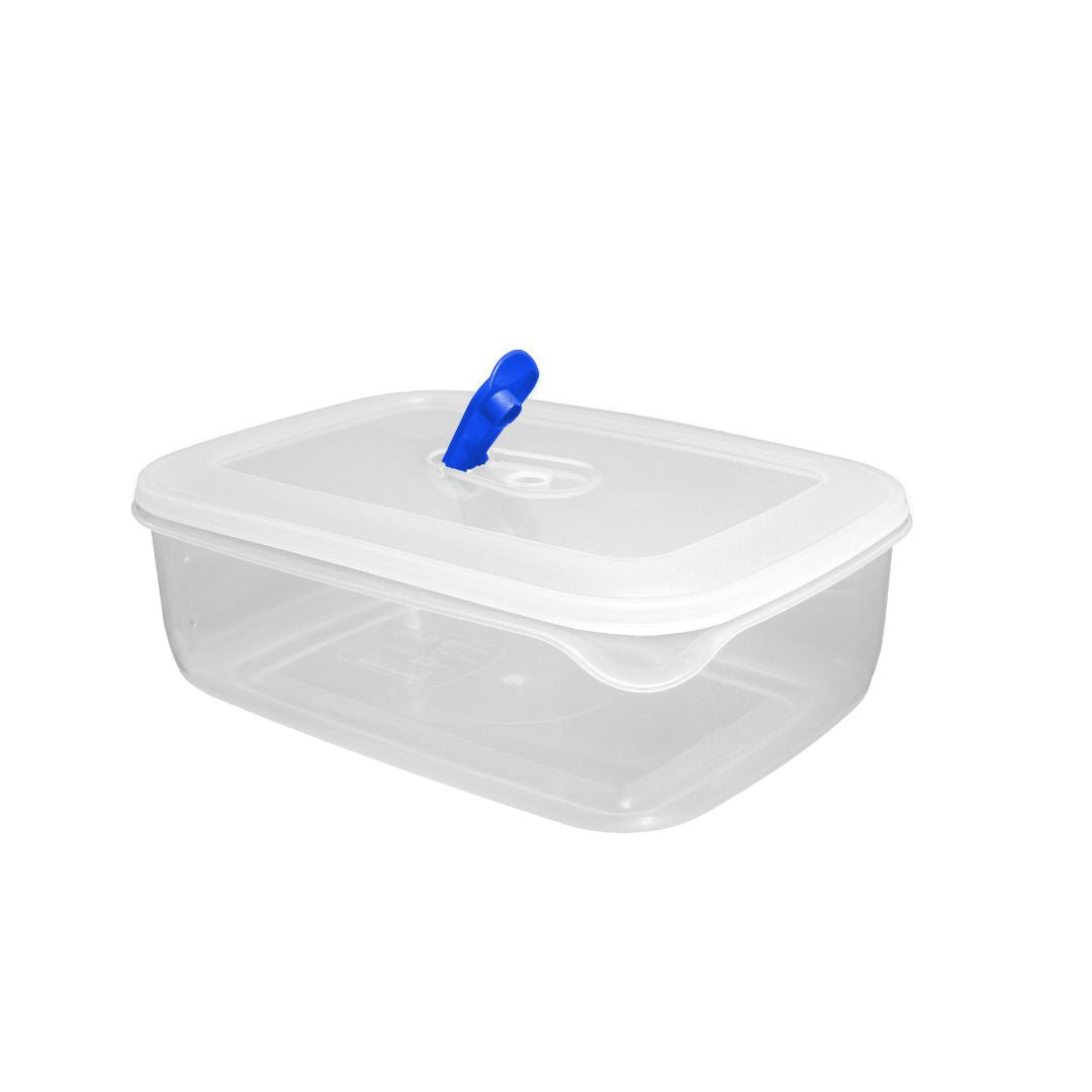 Microseal Food Container & Lid Rectangle 2.2L 24x18x8cm - TJ Hughes