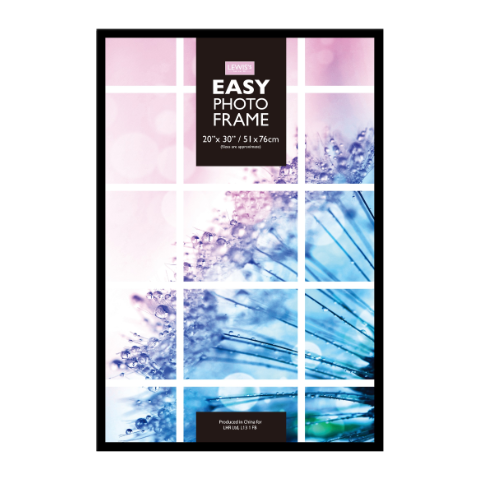 Lewis’s Picture Photo Frame Easy - 51 x 76cm 20 x 30" - Black  | TJ Hughes